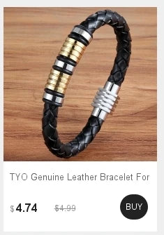 5 layer leather bracelet