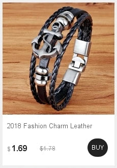 5 layer leather bracelet