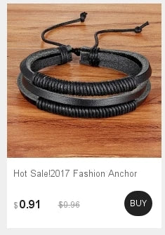 5 layer leather bracelet