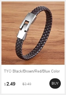 5 layer leather bracelet