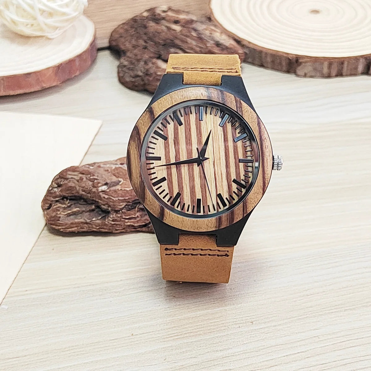 Vintage Wooden Wrist Watches for Men & Women