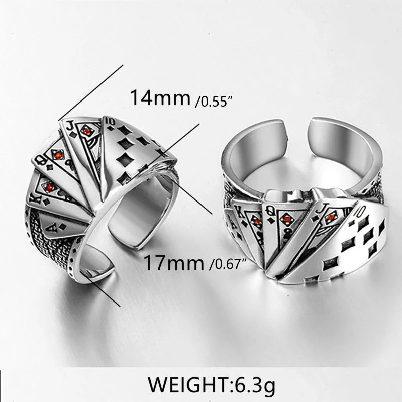 Playing cards ring