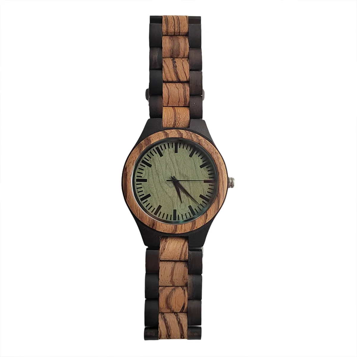 Wooden quartz watch