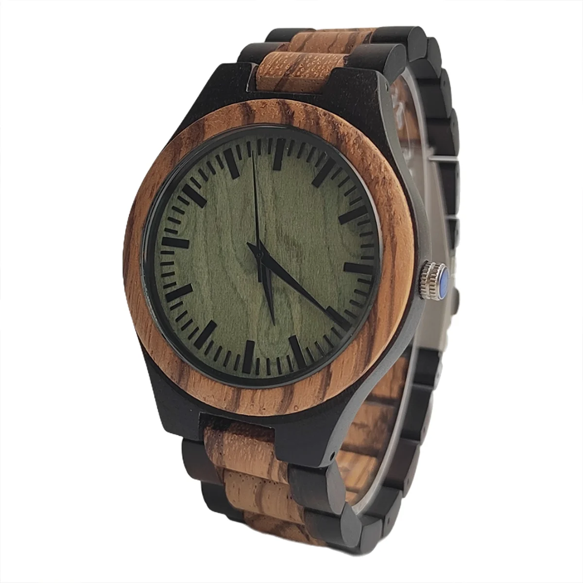 Wooden quartz watch