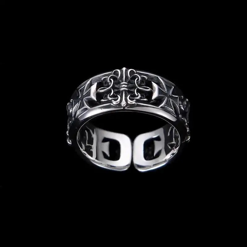 Punk style ring for men