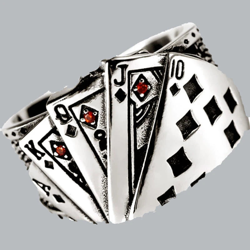 Playing cards ring