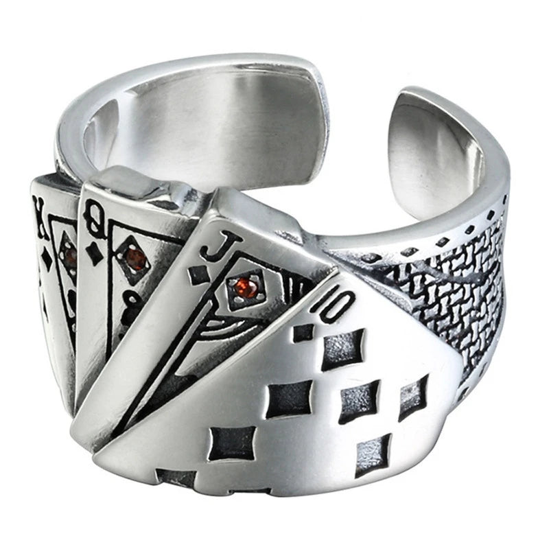 Playing cards ring