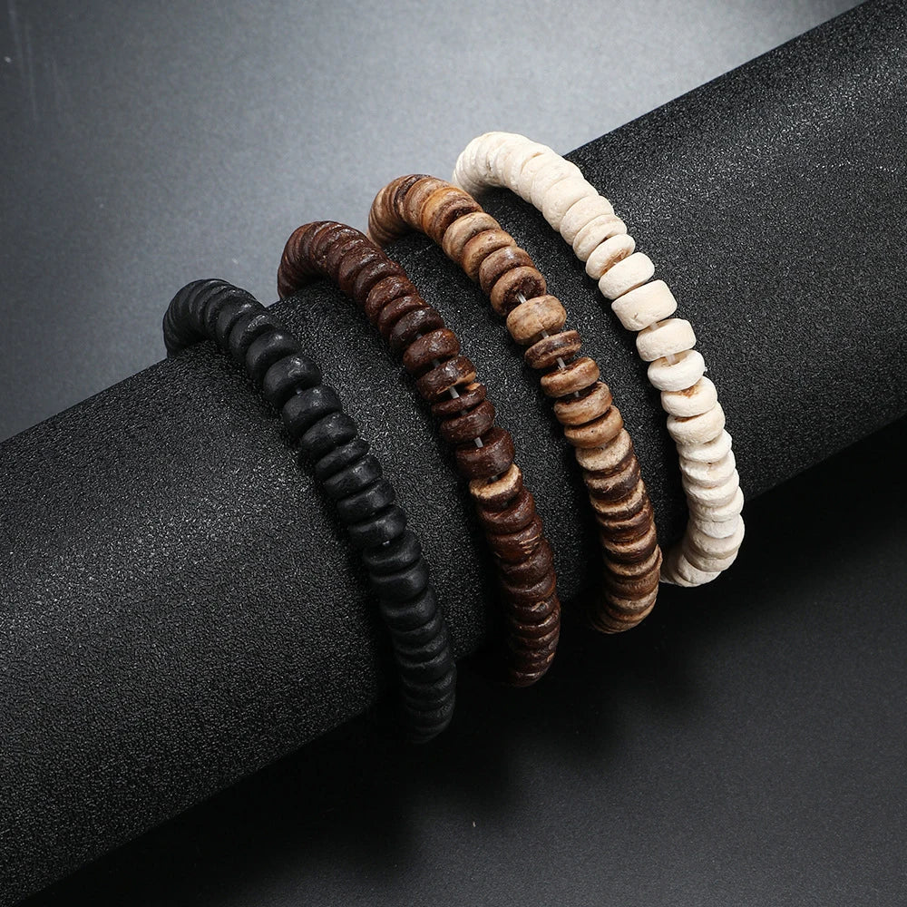 Wooden Bracelets For Men beaded