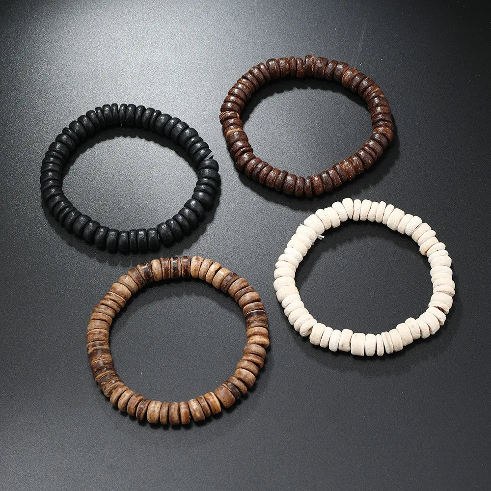 Wooden Bracelets For Men beaded