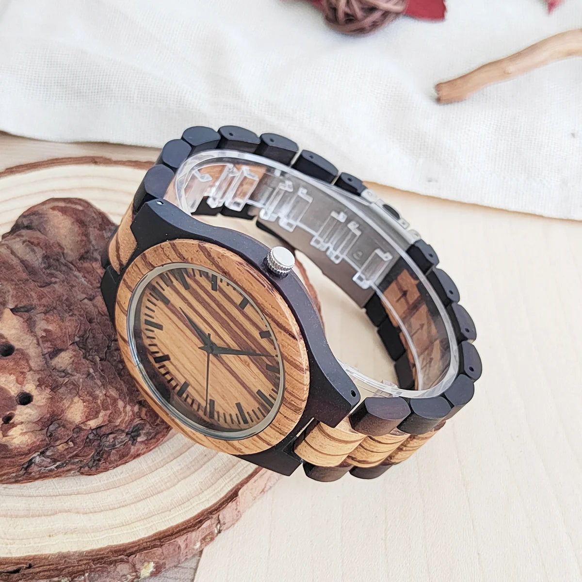 Vintage Wooden Wrist Watches for Men & Women