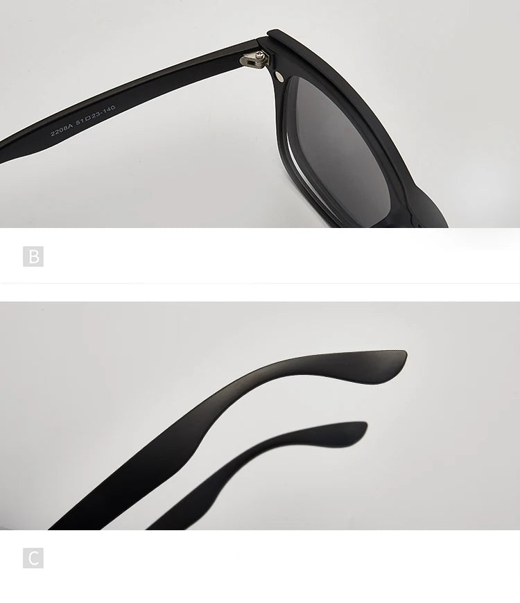 6 In 1 Polarized Magnetic Sunglasses