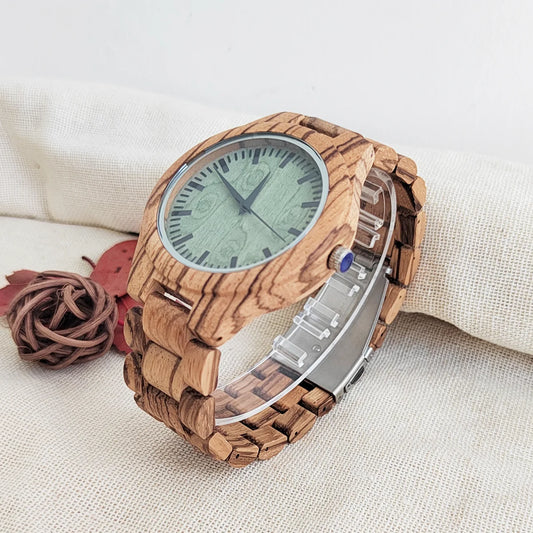 Vintage Wooden Wrist Watches for Men & Women