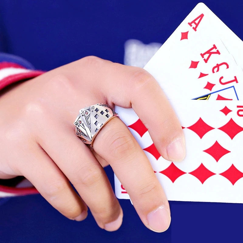 Playing cards ring