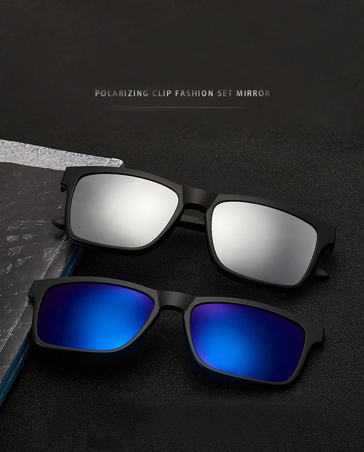 6 In 1 Polarized Magnetic Sunglasses