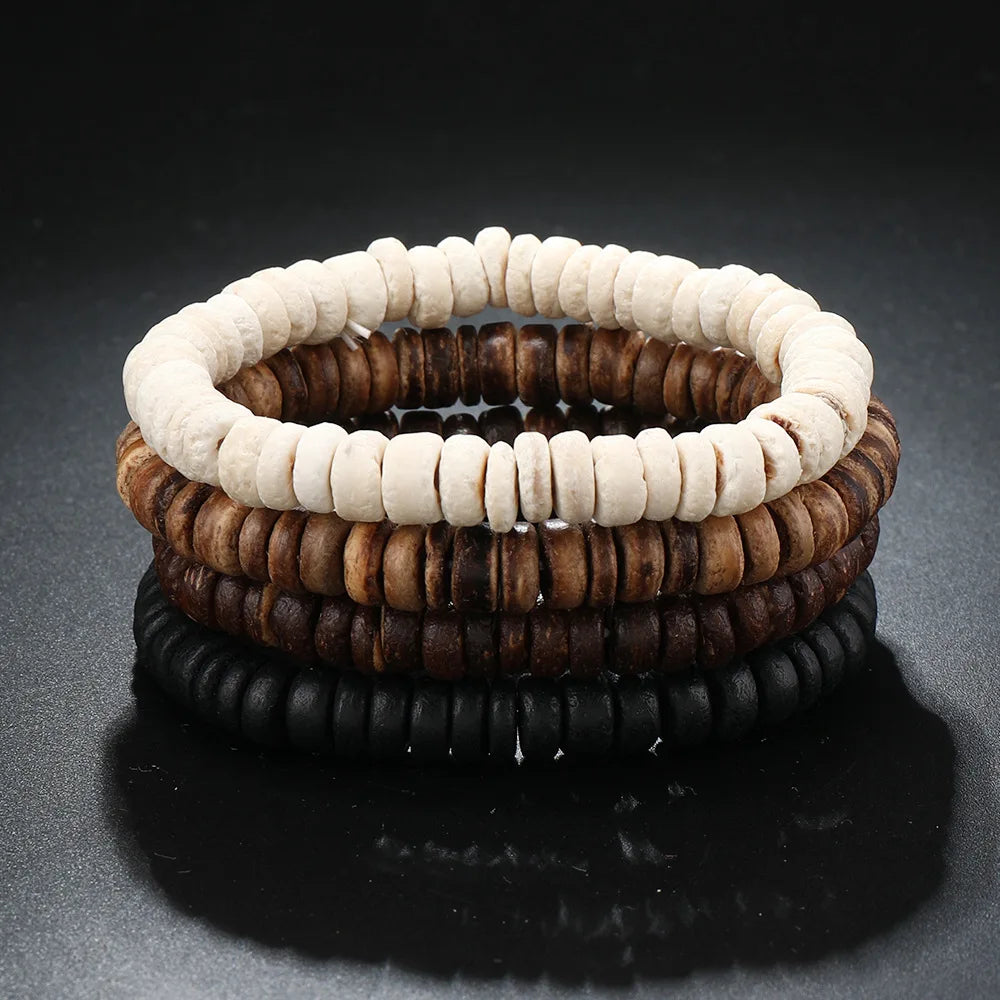 Wooden Bracelets For Men beaded