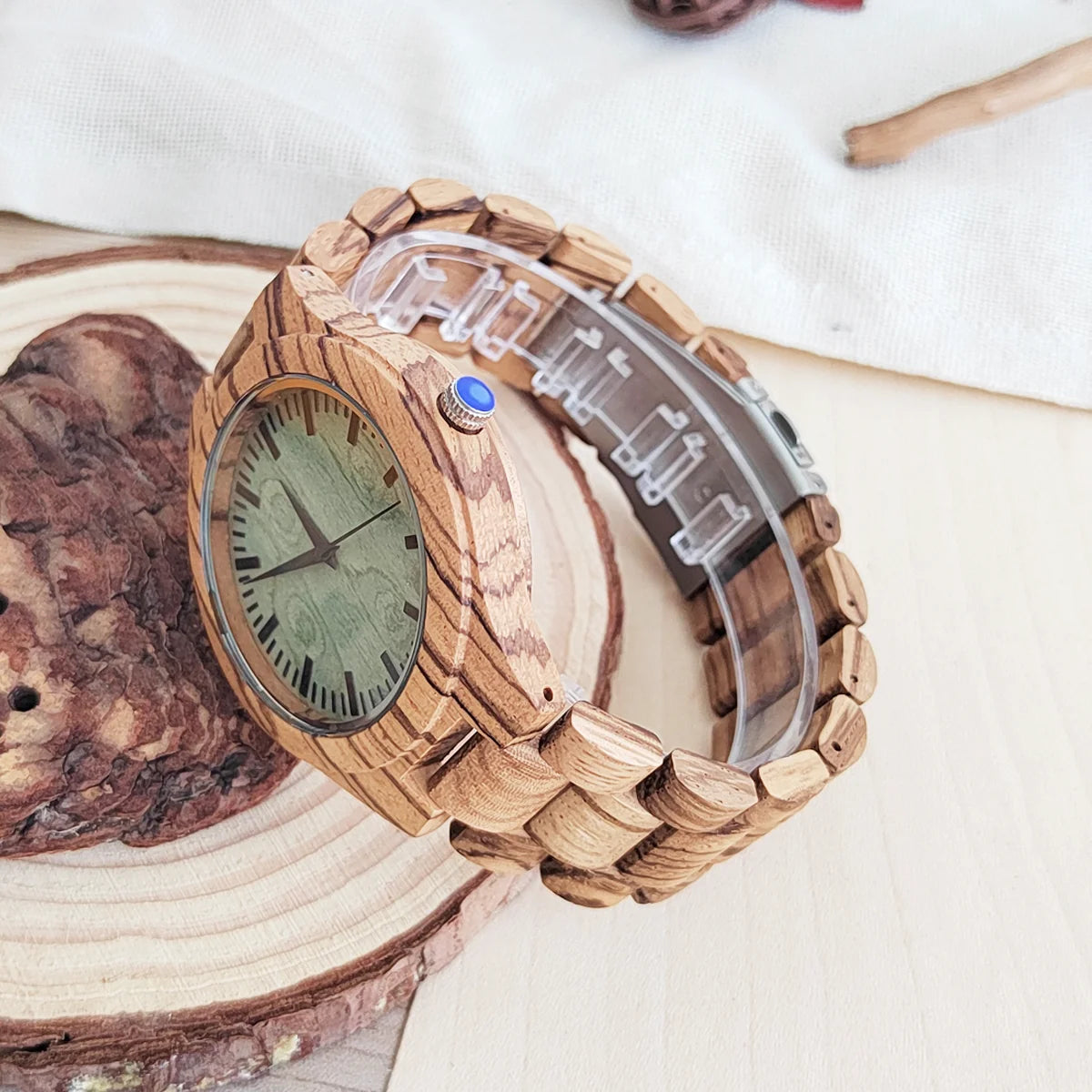 Vintage Wooden Wrist Watches for Men & Women