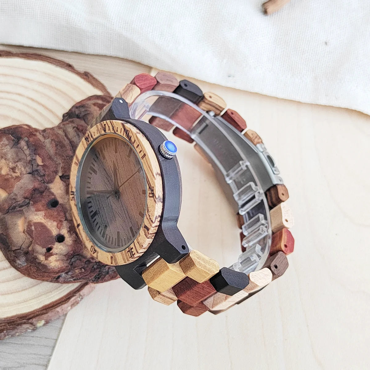 Vintage Wooden Wrist Watches for Men & Women