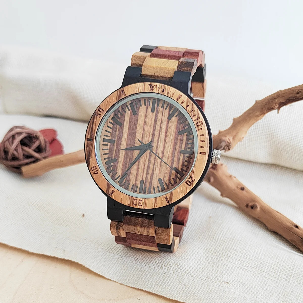 Vintage Wooden Wrist Watches for Men & Women