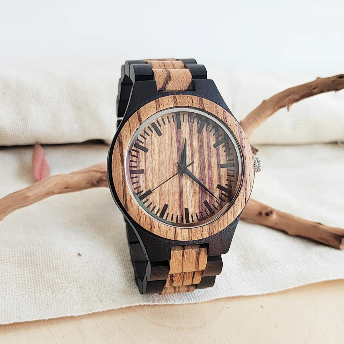 Vintage Wooden Wrist Watches for Men & Women