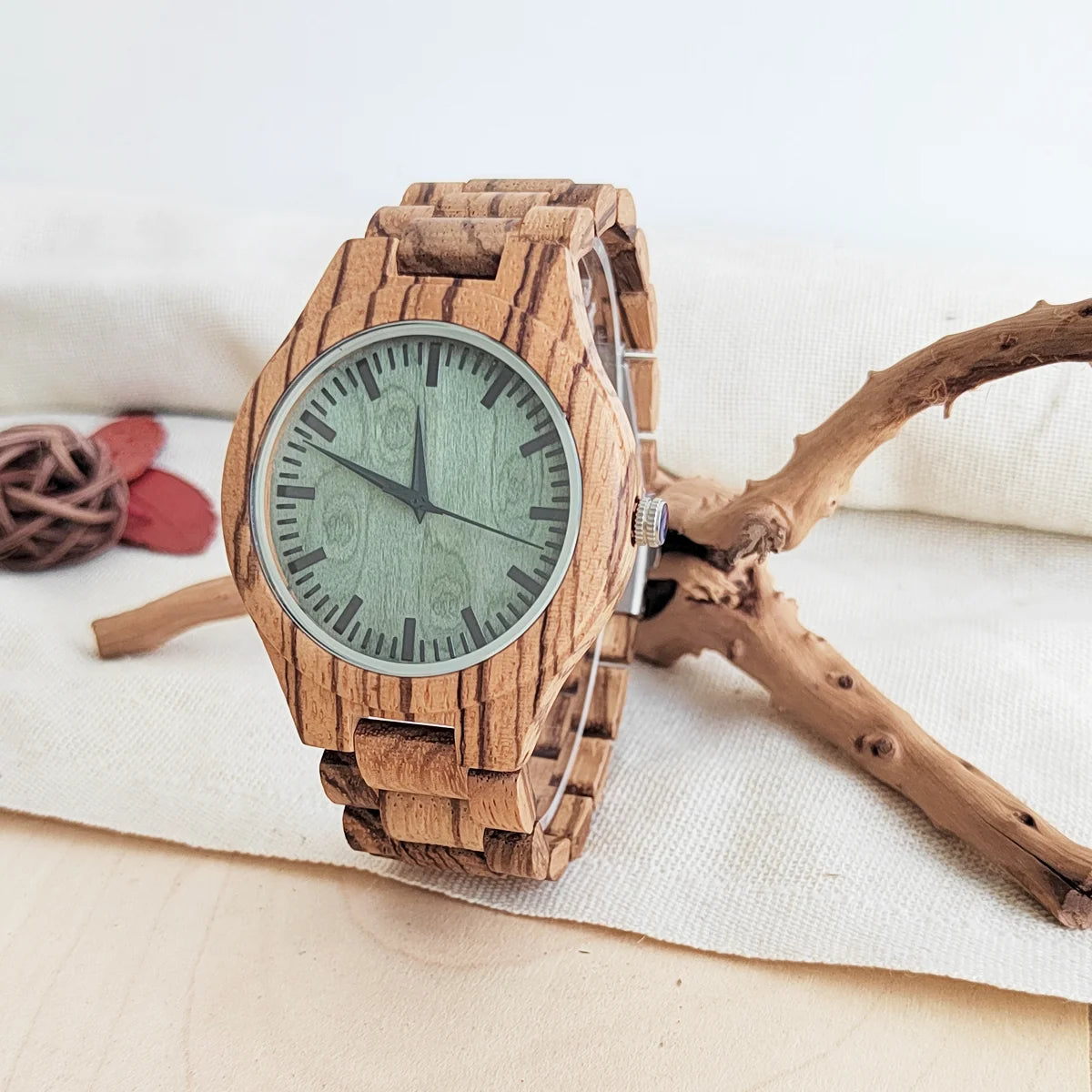 Vintage Wooden Wrist Watches for Men & Women