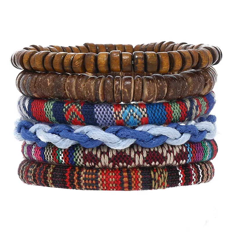 Bohemian Leather Bracelet Men