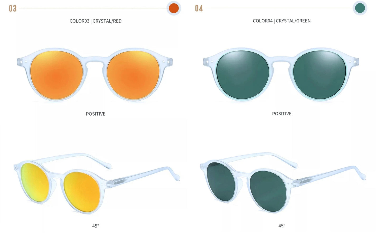 Retro polarized sunglasses