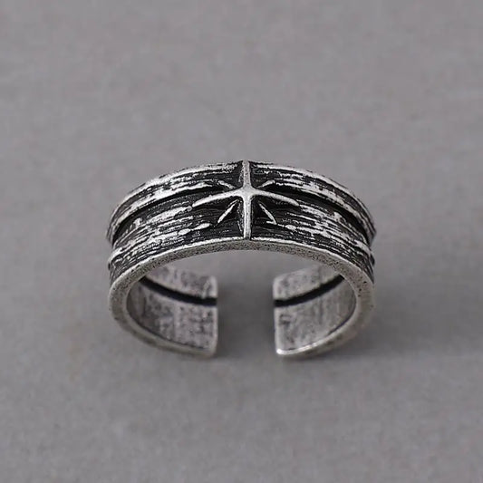 Silver color punk ring