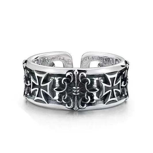 Punk style ring for men