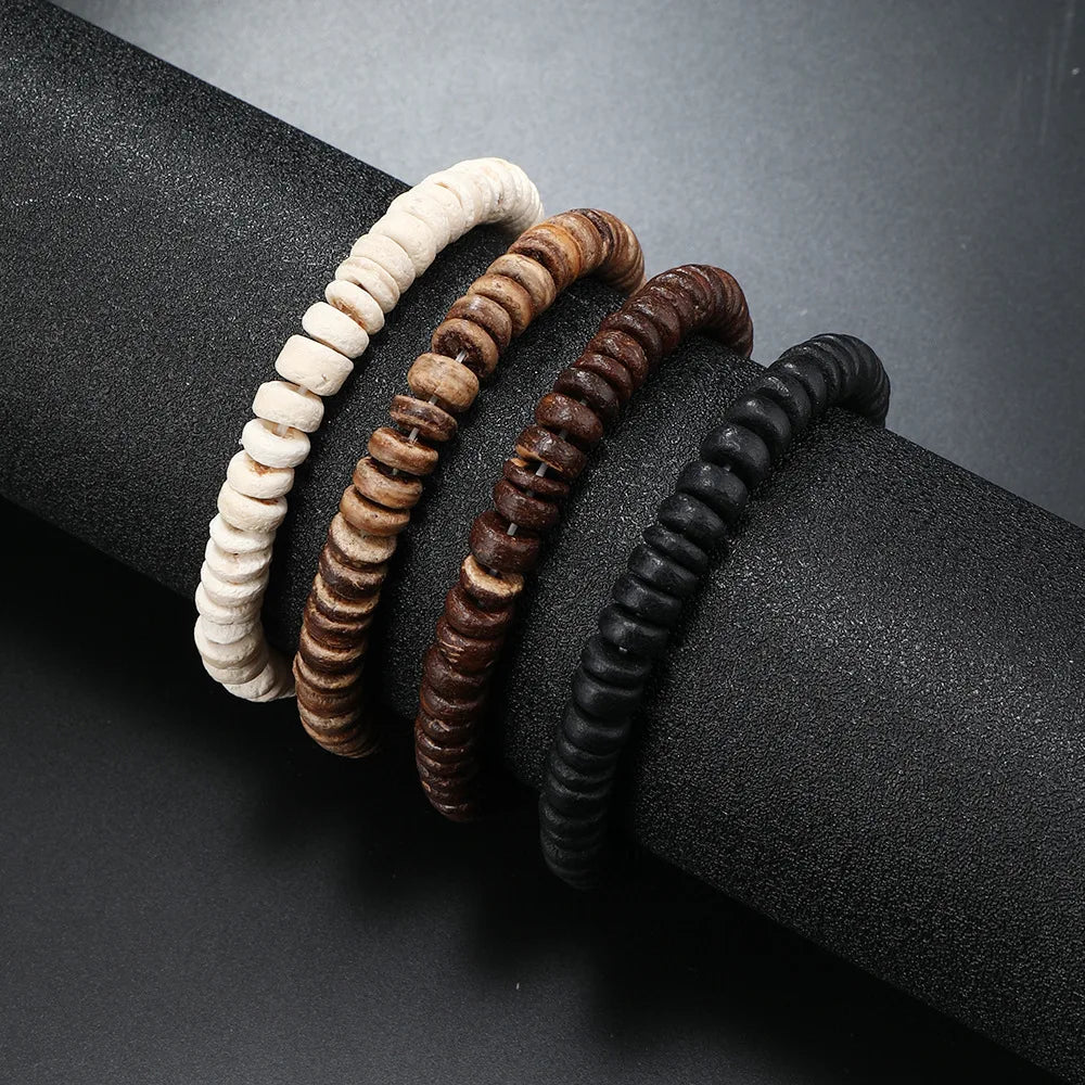 Wooden Bracelets For Men beaded