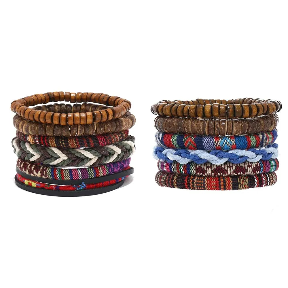 Bohemian Leather Bracelet Men